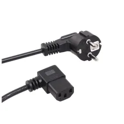 Kabel zasilający kątowy Maclean MCTV-804 3 pin 5m wtyk EU