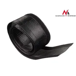 Organizator maskownica kabli Maclean MCTV-675 B 1.8m 85mm czarna na rzep