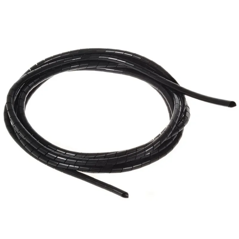 Osłona maskująca na kable Maclean MCTV-684 B (5*6mm) 3m czarna spirala