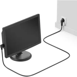 Kabel zasilający / przedłużacz Manhattan C14/C5 1,8m czarny