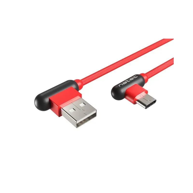 Kabel Natec Extreme Media USB-C - USB-A M/M 1m kątowy... | PartsPC.pl