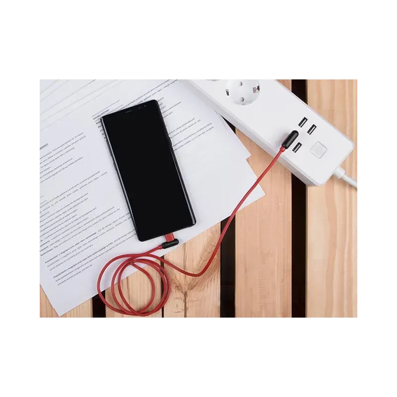 Kabel Natec Extreme Media USB-C - USB-A M/M 1m kątowy... | PartsPC.pl