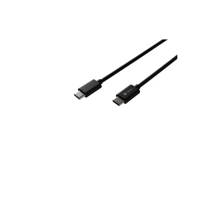Kabel USB Natec USB-C(M) - USB-C(M) 2.0 PD100W 1m czarny