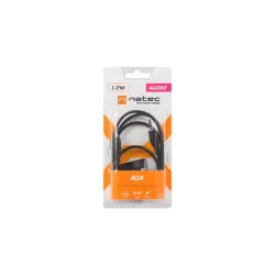 Kabel stereo Natec Extreme Media minijack- minijack M/M 1,2m (blister)