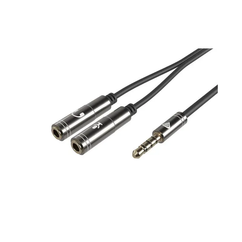 Adapter słuchawkowy Genesis A20 premium 4-PIN do PS4, PC i smartfonów