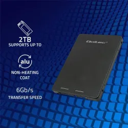 Adapter Qoltec na dysk M.2 SSD | SATA NGFF do SATA III | 2TB | Super speed