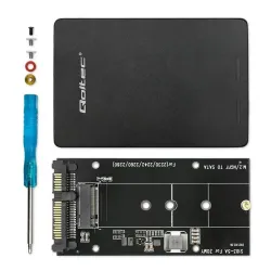 Adapter Qoltec na dysk M.2 SSD | SATA NGFF do SATA III | 2TB | Super speed