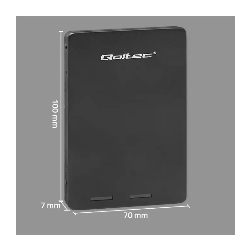 Adapter Qoltec na dysk M.2 SSD | SATA NGFF do SATA III | 2TB | Super speed