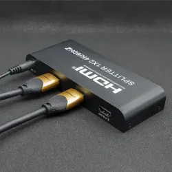 Rozdzielacz aktywny Qoltec Splitter 2 x HDMI 4K x 2K | 6Gb/s | 60Hz
