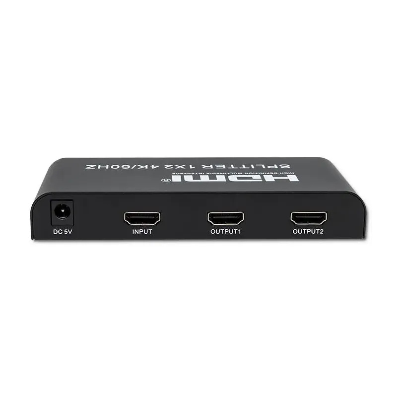 Rozdzielacz aktywny Qoltec Splitter 2 x HDMI 4K x 2K | 6Gb/s | 60Hz