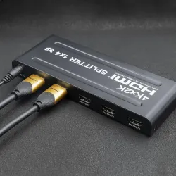 Rozdzielacz aktywny Qoltec Splitter 4 x HDMI 4K x 2K | 3.4Gb/s