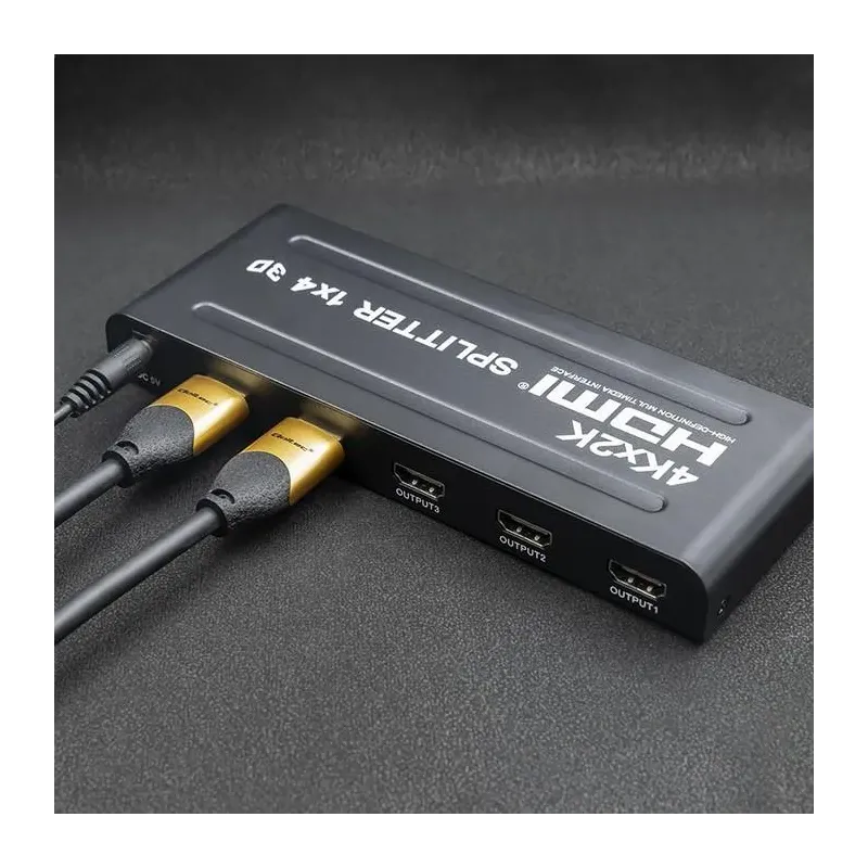 Rozdzielacz aktywny Qoltec Splitter 4 x HDMI 4K x 2K | 3.4Gb/s