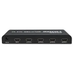 Rozdzielacz aktywny Qoltec Splitter 4 x HDMI 4K x 2K | 3.4Gb/s