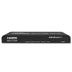 Rozdzielacz aktywny Qoltec Splitter 4 x HDMI 4K x 2K | 3.4Gb/s