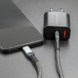 Kabel USB Qoltec 2.0 typ C | USB 2.0 typ C 100W| QC 3.0 | PartsPC.pl