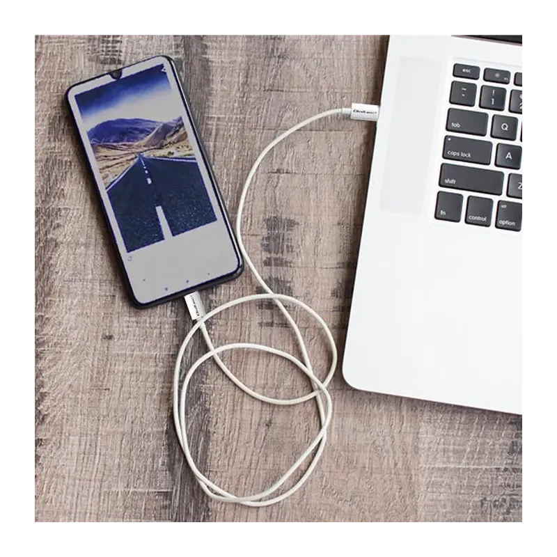 Kabel USB Qoltec 2.0 typ C | USB 2.0 typ C 60W | QC 3.0 | PartsPC.pl