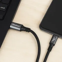 Kabel USB4 Qoltec USB-C PD 240W | Thunderbolt 3/4 | 4K | 40Gb/s | 1m |