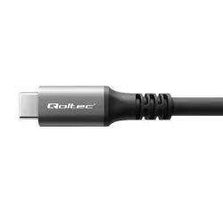 Kabel USB4 Qoltec USB-C PD 240W | Thunderbolt 3/4 | 4K | 40Gb/s | 1m |