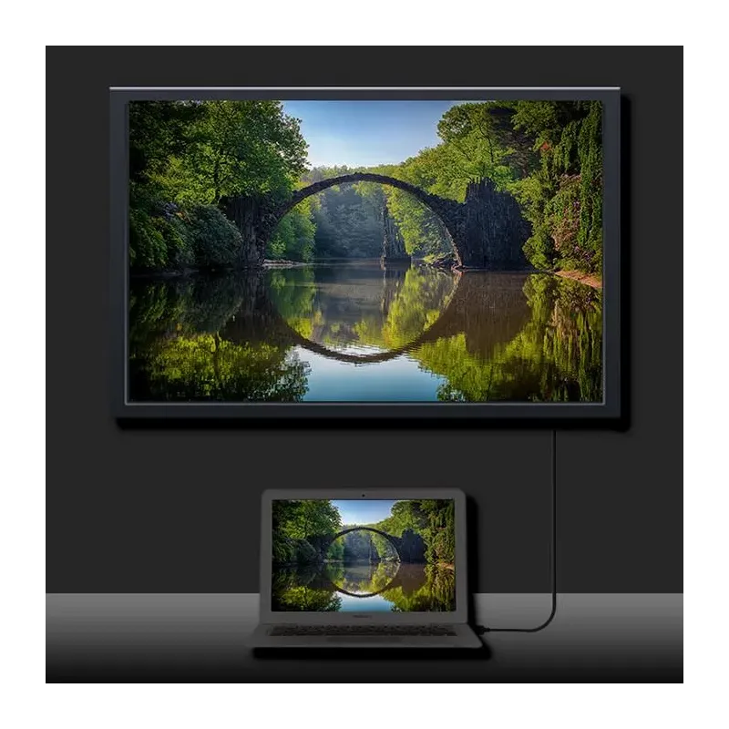 Kabel DisplayPort v1.2 Qoltec męski | DisplayPort v1.2 męski | 5K | 1.5m