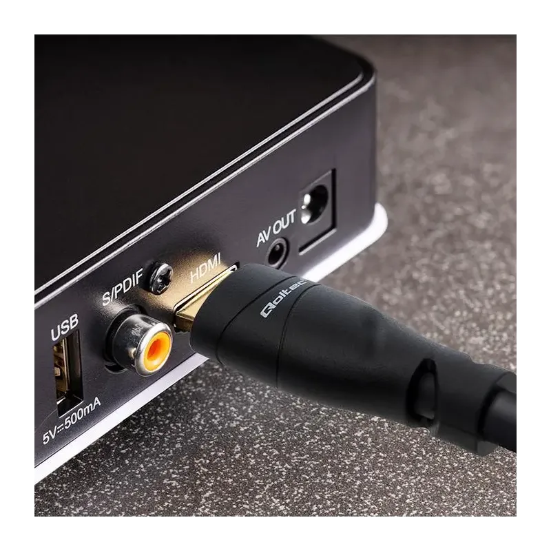 Kabel HDMI QOLTEC v2.1 Ultra High Speed 8K | 60Hz | 26AWG | GOLD | 5m