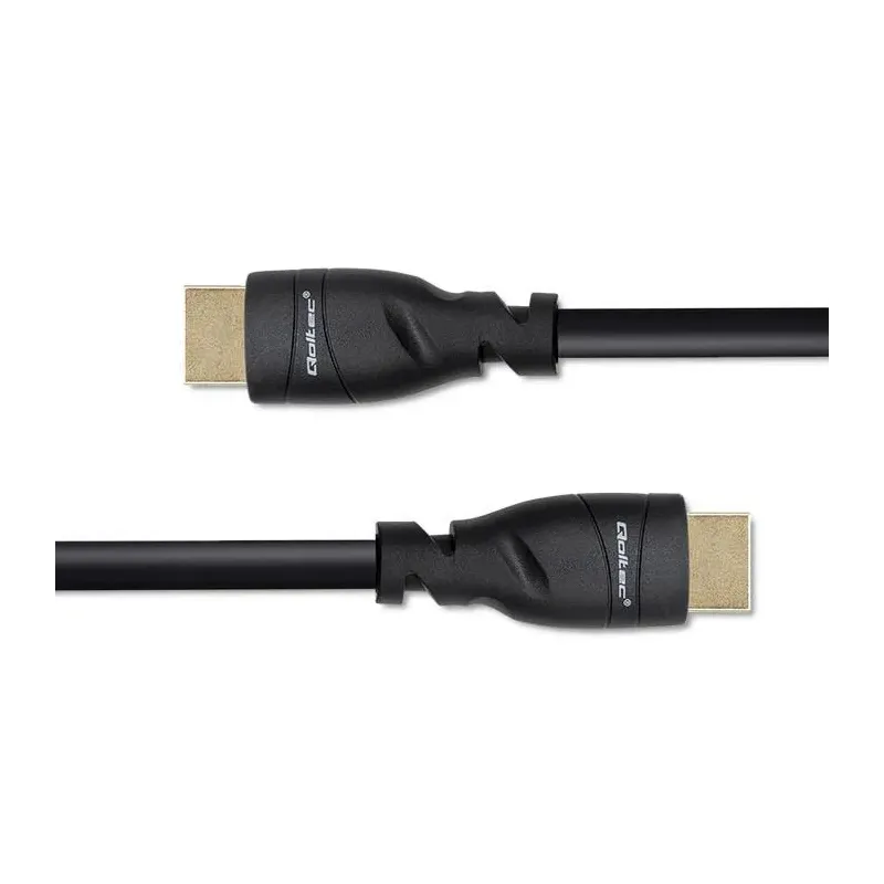 Kabel HDMI QOLTEC v2.1 Ultra High Speed 8K | 60Hz | 26AWG | GOLD | 5m