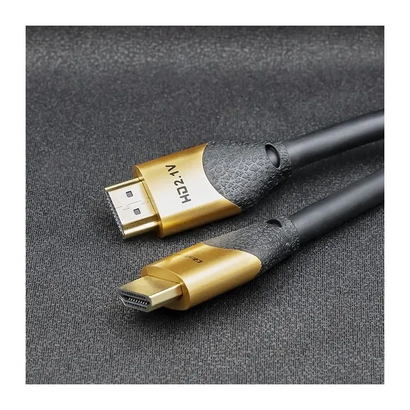Kabel HDMI QOLTEC v2.1 Ultra High Speed 8K | 60Hz | 30AWG | GOLD | 1m