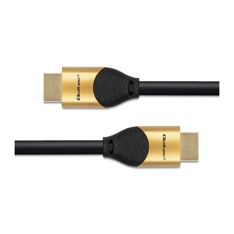Kabel HDMI QOLTEC v2.1 Ultra High Speed 8K | 60Hz | 28AWG | GOLD | 2m