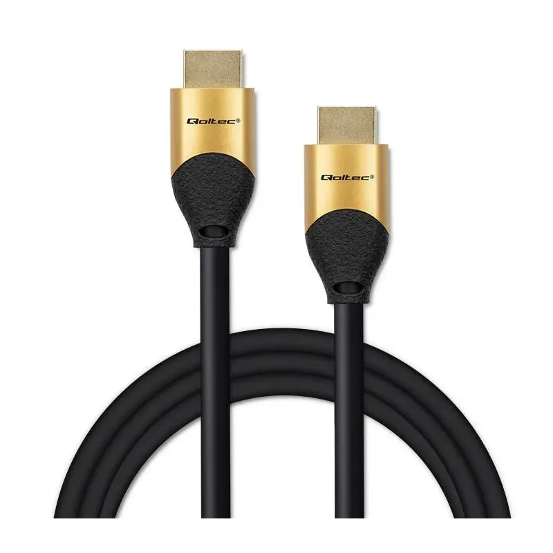 Kabel HDMI QOLTEC v2.1 Ultra High Speed 8K | 60Hz | 28AWG | GOLD | 3m