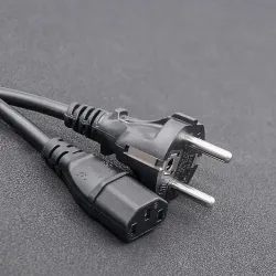 Kabel zasilający Qoltec IEC C13/SCHUKO | 3x0.75mm2 | 1.8m | PartsPC.pl
