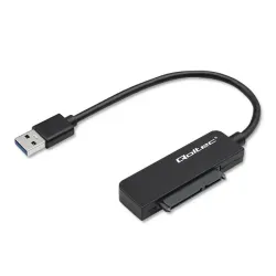 Kabel adapter Qoltec SATA | Przejściówka na dysk SSD HDD 2.5" | USB 3.0 |