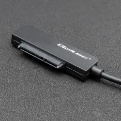 Kabel adapter Qoltec SATA | Przejściówka na dysk SSD HDD 2.5" | USB 3.0 |