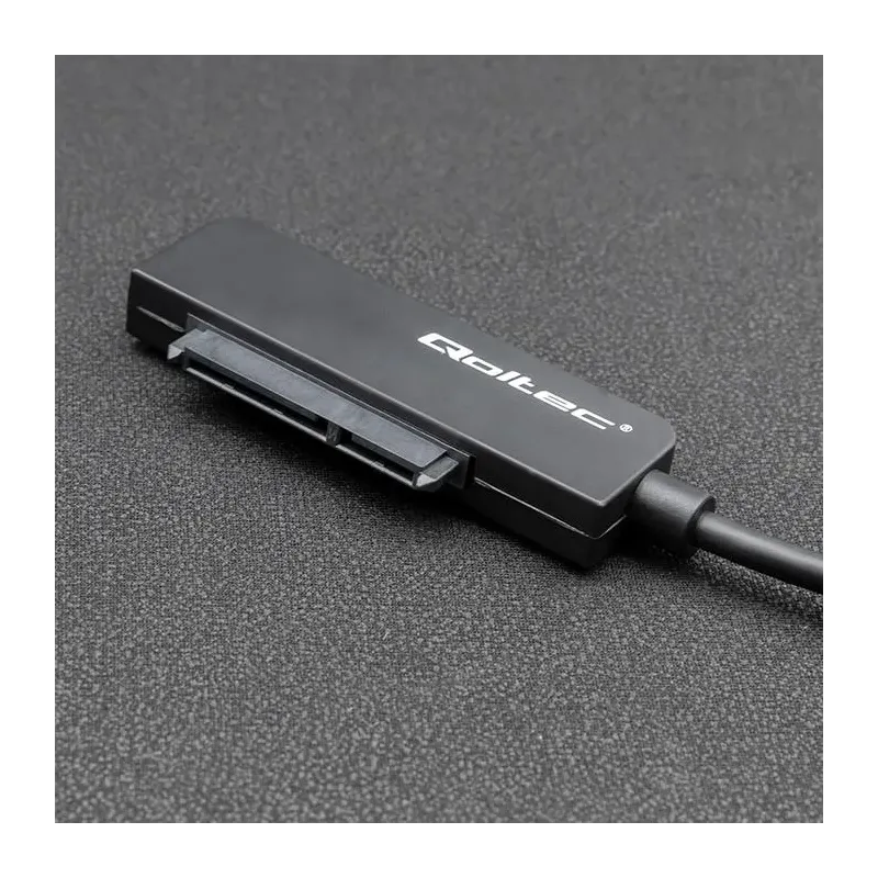 Kabel adapter Qoltec SATA | Przejściówka na dysk SSD HDD 2.5" | USB-C |
