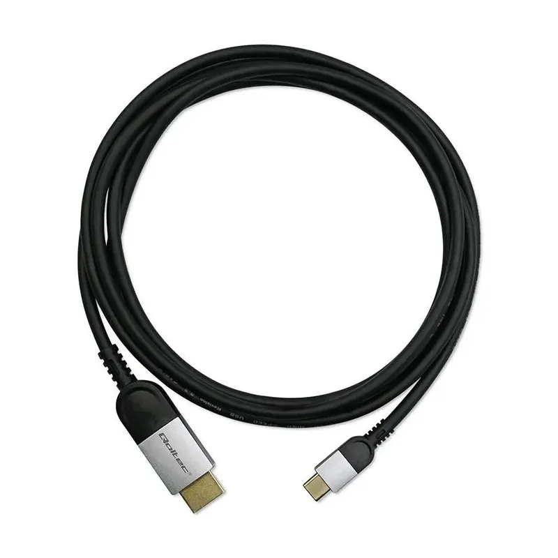 Kabel adapter Qoltec USB-C na HDMI high speed 4K | 60Hz | 32AWG | 2m