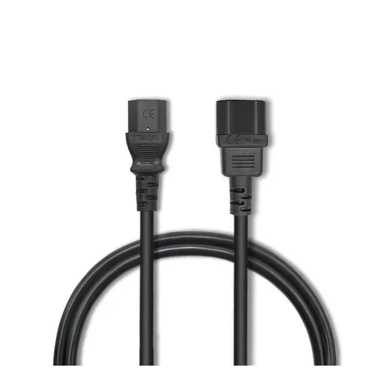 Kabel zasilający Qoltec IEC C13/C14 | 3x1.0mm2 | 1.8m