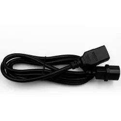 Kabel zasilający Qoltec IEC C14/C19 | 3x1.5mm2 | 2m