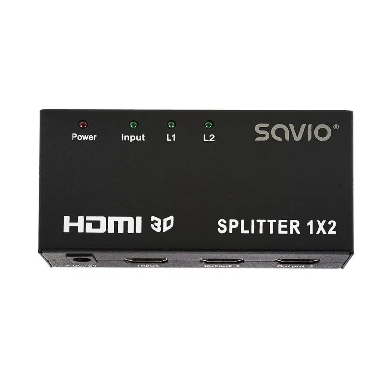 Splitter HDMI Savio CL-42 (1x IN - 2x OUT)