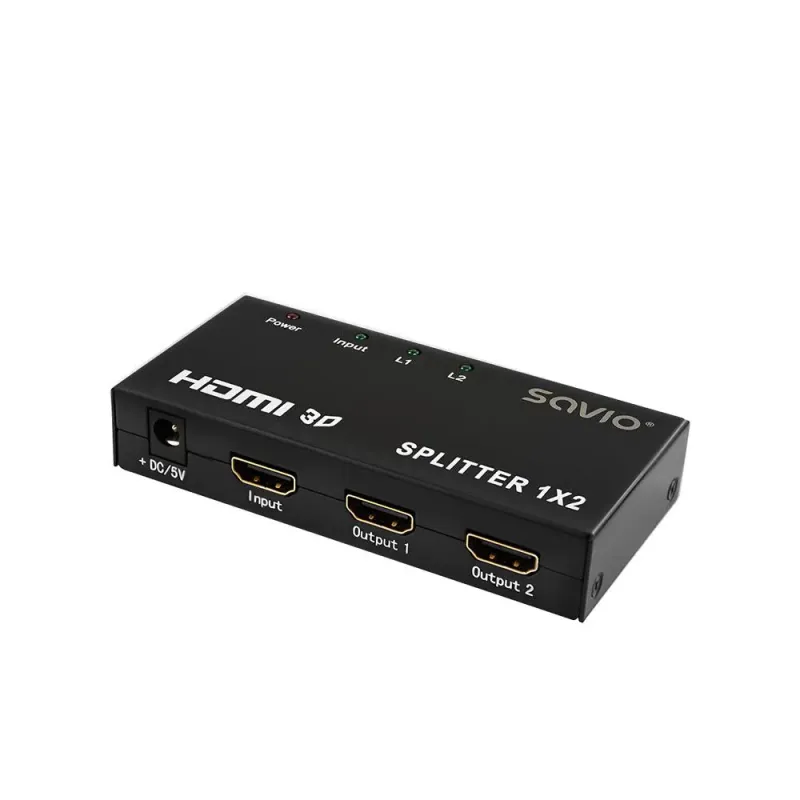 Splitter HDMI Savio CL-42 (1x IN - 2x OUT)