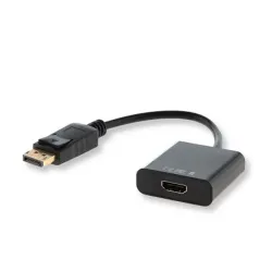 Kabel adapter Savio CL-55/B DisplayPort M - HDMI A F, | PartsPC.pl