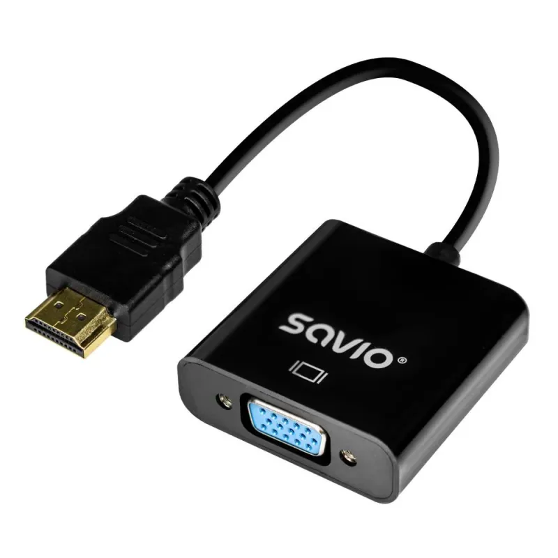 Kabel adapter HDMI-VGA Savio AK-75