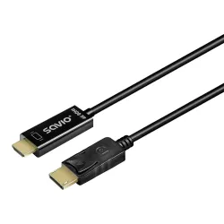 Kabel Savio CL-189 DisplayPort do HDMI 4K 60 Hz