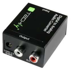 Adapter Techly RCA L/R IDATA SPDIF-3 Audio SPDIF Toslink Coaxial RCA na