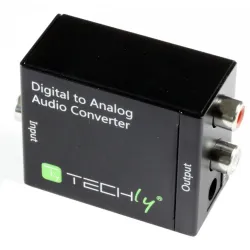 Adapter Techly RCA L/R IDATA SPDIF-3 Audio SPDIF Toslink Coaxial RCA na