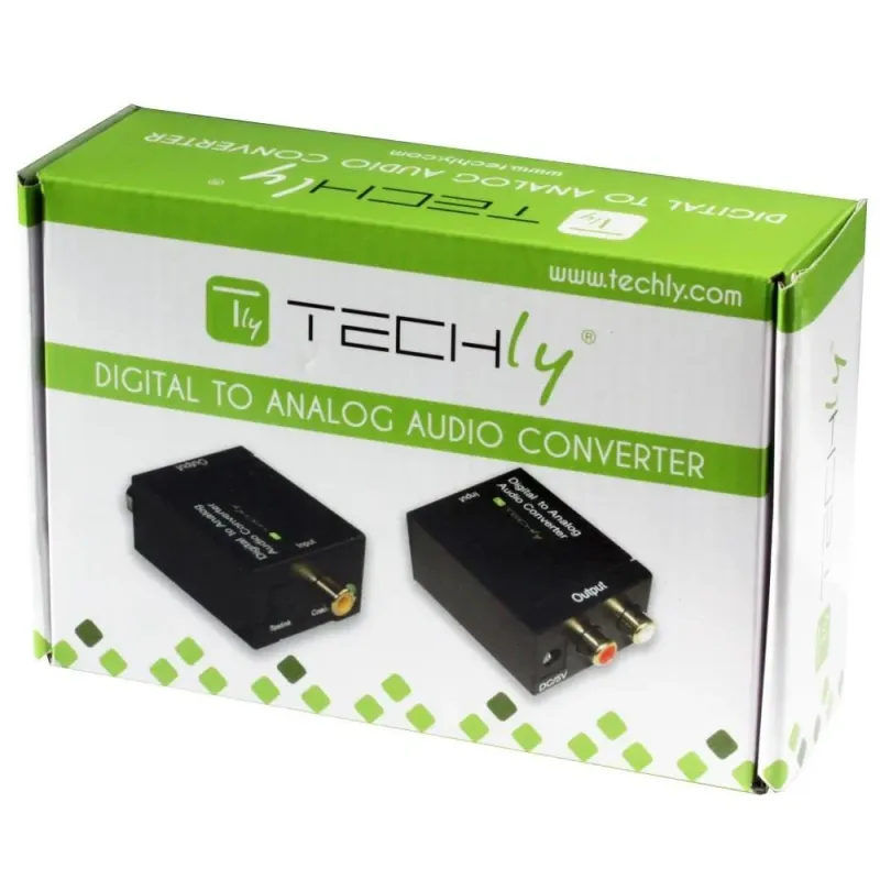 Adapter Techly RCA L/R IDATA SPDIF-3 Audio SPDIF Toslink Coaxial RCA na