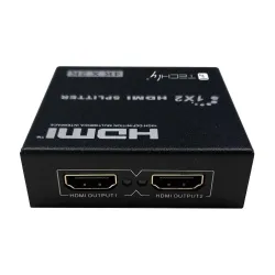 Rozdzielacz / Splitter Techly HDMI 1x2 4K*30Hz Aktywny | PartsPC.pl
