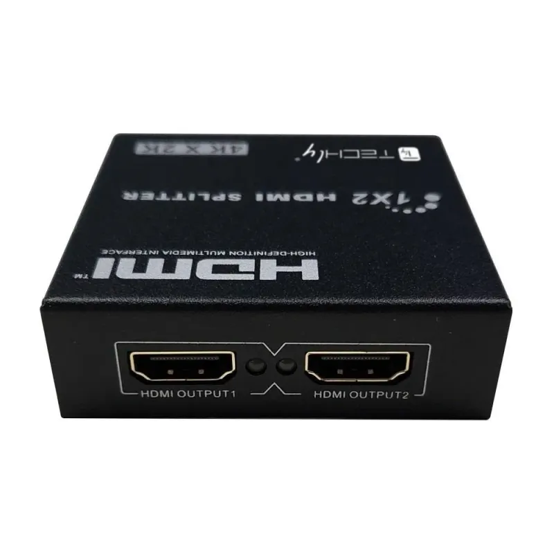 Rozdzielacz / Splitter Techly HDMI 1x2 4K*30Hz Aktywny | PartsPC.pl