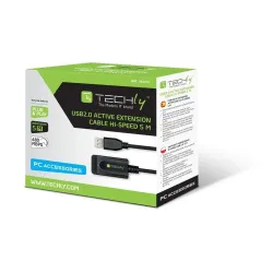 Kabel / Przedłużacz Techly Aktywny USB 2.0 A-A M/F 5m | PartsPC.pl