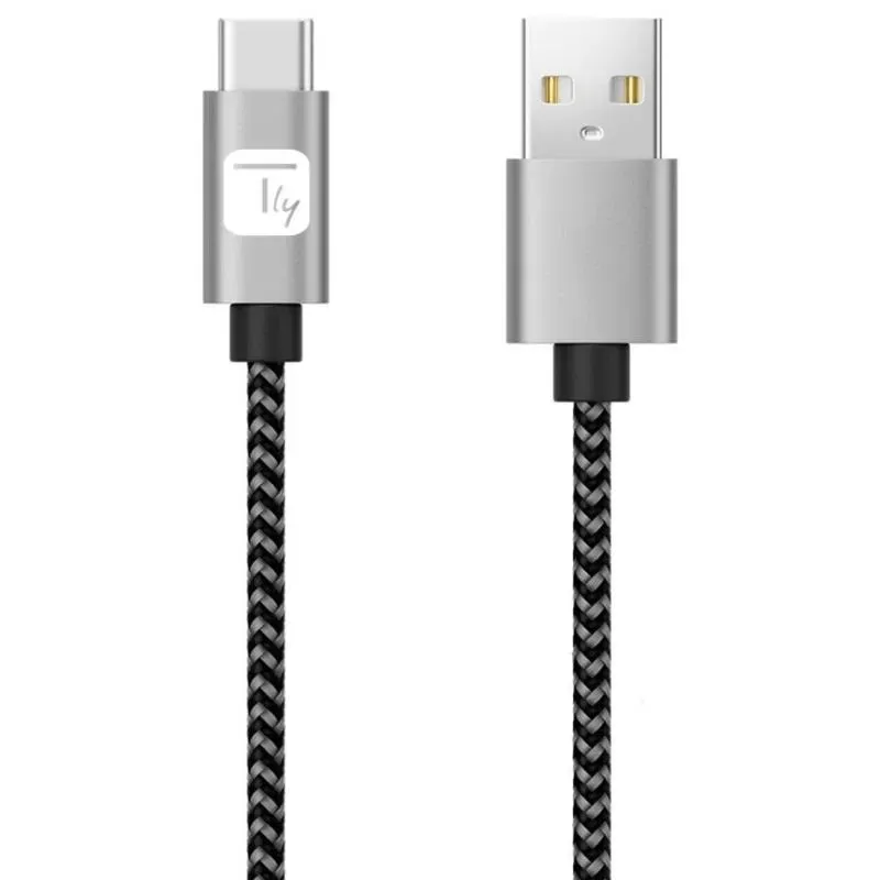Kabel Techly USB 2.0 USB-A na USB-C 1m M/M 3A | PartsPC.pl