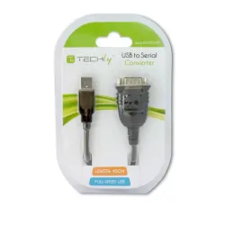 Kabel adapter Techly USB na port szeregowy RS232/COM/DB9