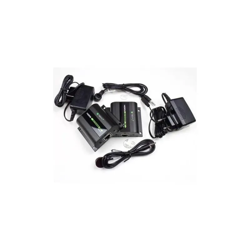 Extender HDMI Techly EXT-E70I po skrętce Cat. 5e/6/6a/7, do 60m, z