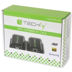 Extender HDMI Techly EXT-E70I po skrętce Cat. 5e/6/6a/7, do 60m, z